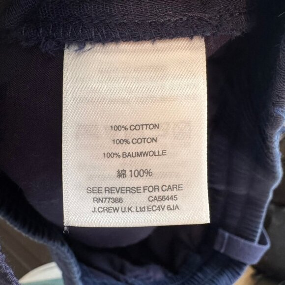 J.Crew- Point Sur seaside pant in cotton twill – sz. 2 - Picture 7 of 8